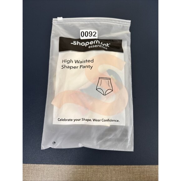 Shapermint Essentials High Waisted Shaper Panty Women's M/L Beige NWT 0092 - Picture 14 of 16